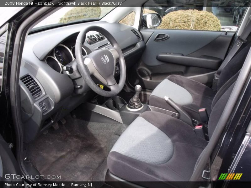 Nighthawk Black Pearl / Black/Grey 2008 Honda Fit Hatchback