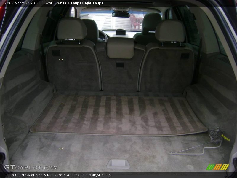 White / Taupe/Light Taupe 2003 Volvo XC90 2.5T AWD