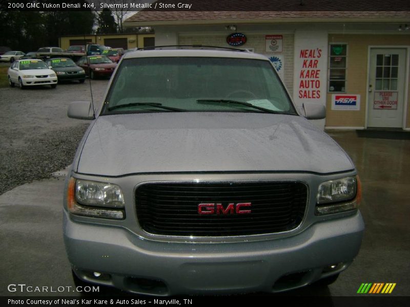 Silvermist Metallic / Stone Gray 2000 GMC Yukon Denali 4x4