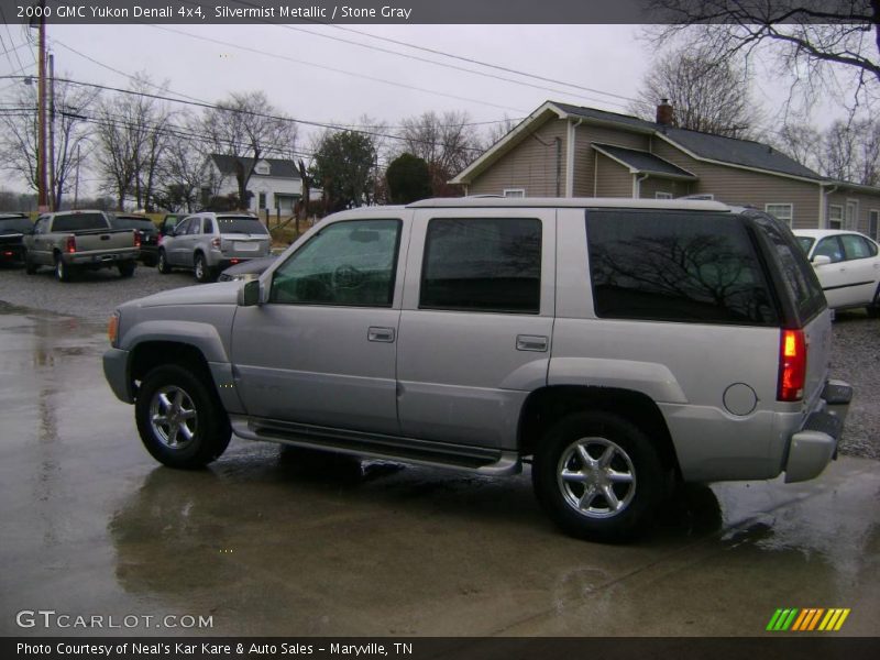 Silvermist Metallic / Stone Gray 2000 GMC Yukon Denali 4x4