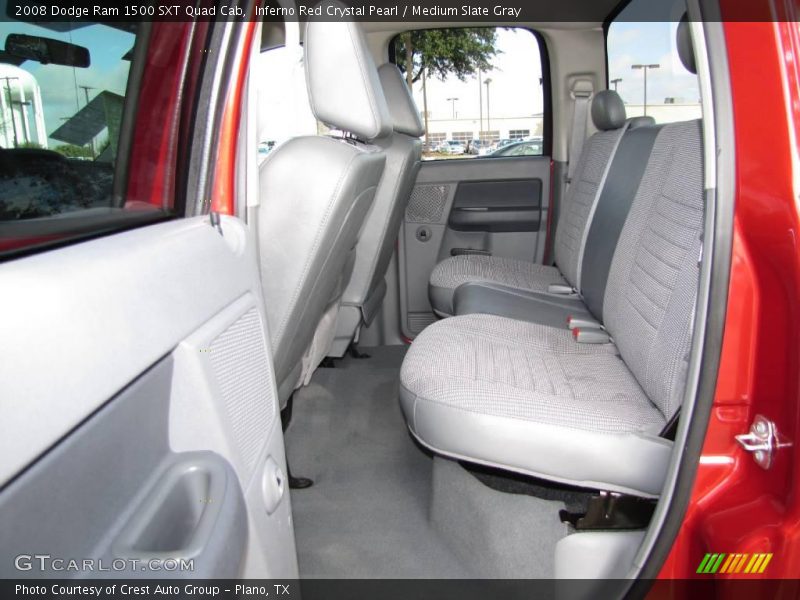 Inferno Red Crystal Pearl / Medium Slate Gray 2008 Dodge Ram 1500 SXT Quad Cab