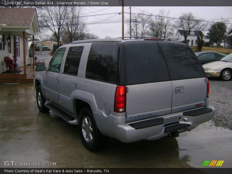 Silvermist Metallic / Stone Gray 2000 GMC Yukon Denali 4x4