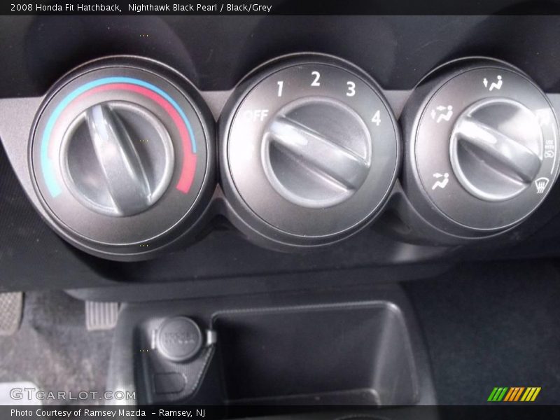 Nighthawk Black Pearl / Black/Grey 2008 Honda Fit Hatchback