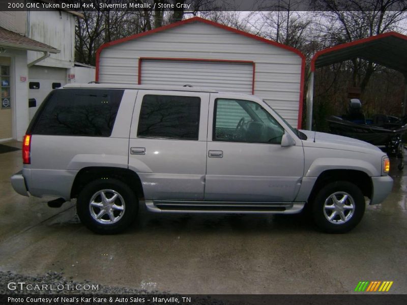 Silvermist Metallic / Stone Gray 2000 GMC Yukon Denali 4x4