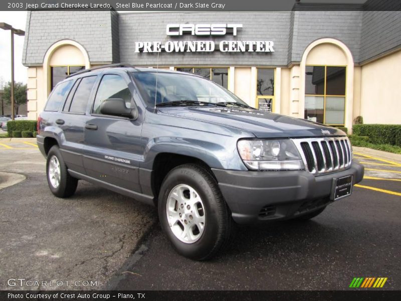Steel Blue Pearlcoat / Dark Slate Gray 2003 Jeep Grand Cherokee Laredo