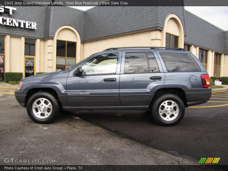 Steel Blue Pearlcoat / Dark Slate Gray 2003 Jeep Grand Cherokee Laredo