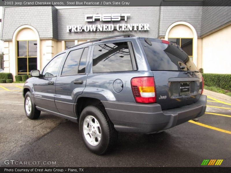 Steel Blue Pearlcoat / Dark Slate Gray 2003 Jeep Grand Cherokee Laredo