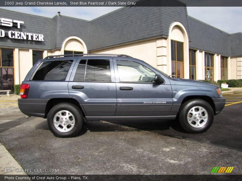 Steel Blue Pearlcoat / Dark Slate Gray 2003 Jeep Grand Cherokee Laredo