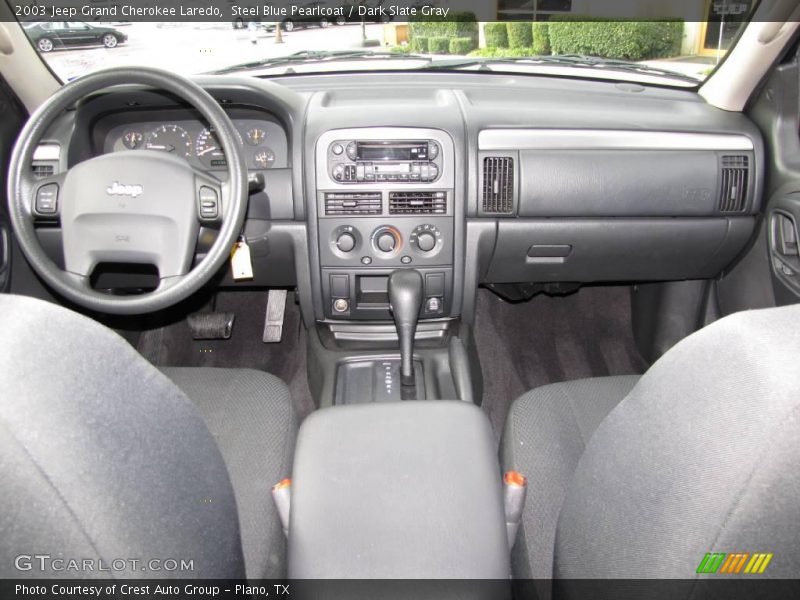 Steel Blue Pearlcoat / Dark Slate Gray 2003 Jeep Grand Cherokee Laredo