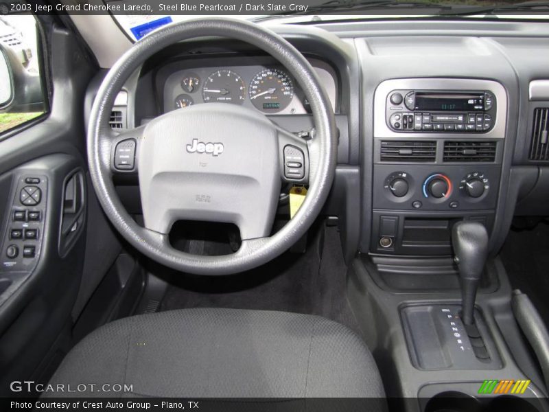 Steel Blue Pearlcoat / Dark Slate Gray 2003 Jeep Grand Cherokee Laredo