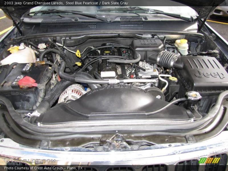 Steel Blue Pearlcoat / Dark Slate Gray 2003 Jeep Grand Cherokee Laredo