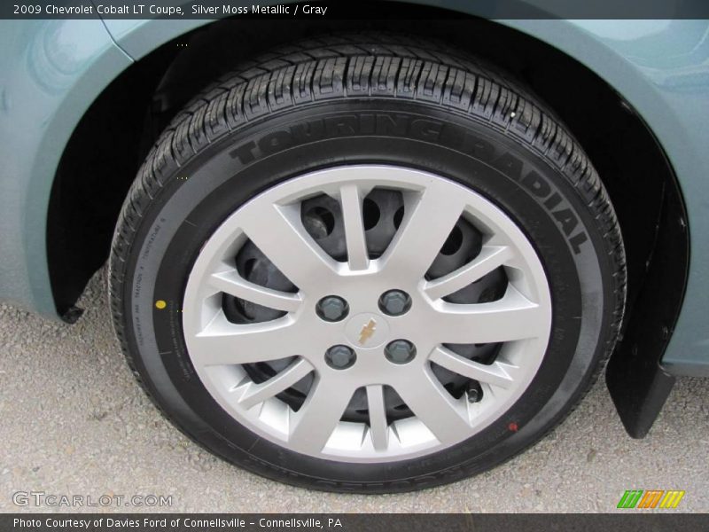 Silver Moss Metallic / Gray 2009 Chevrolet Cobalt LT Coupe