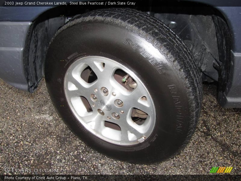 Steel Blue Pearlcoat / Dark Slate Gray 2003 Jeep Grand Cherokee Laredo