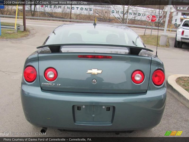 Silver Moss Metallic / Gray 2009 Chevrolet Cobalt LT Coupe