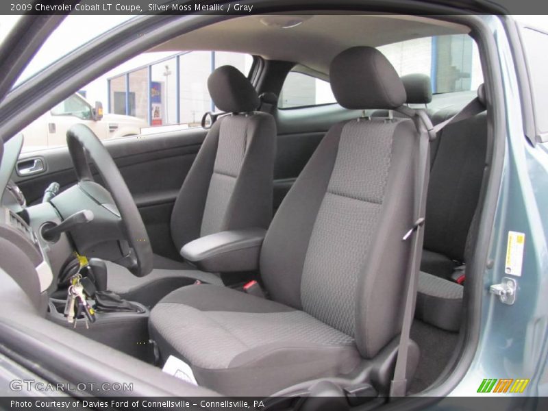Silver Moss Metallic / Gray 2009 Chevrolet Cobalt LT Coupe