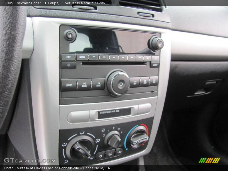 Silver Moss Metallic / Gray 2009 Chevrolet Cobalt LT Coupe