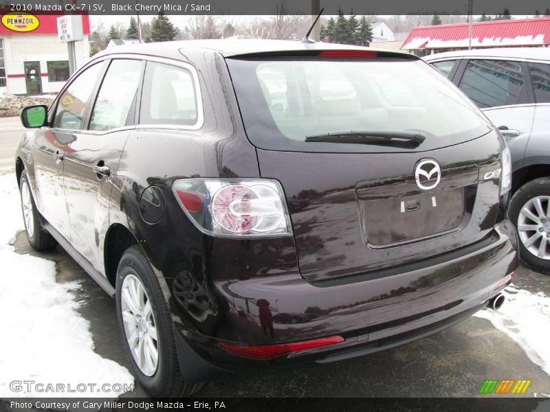 Black Cherry Mica / Sand 2010 Mazda CX-7 i SV