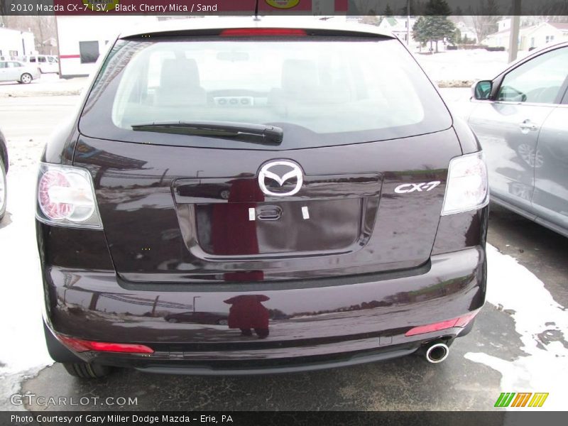 Black Cherry Mica / Sand 2010 Mazda CX-7 i SV