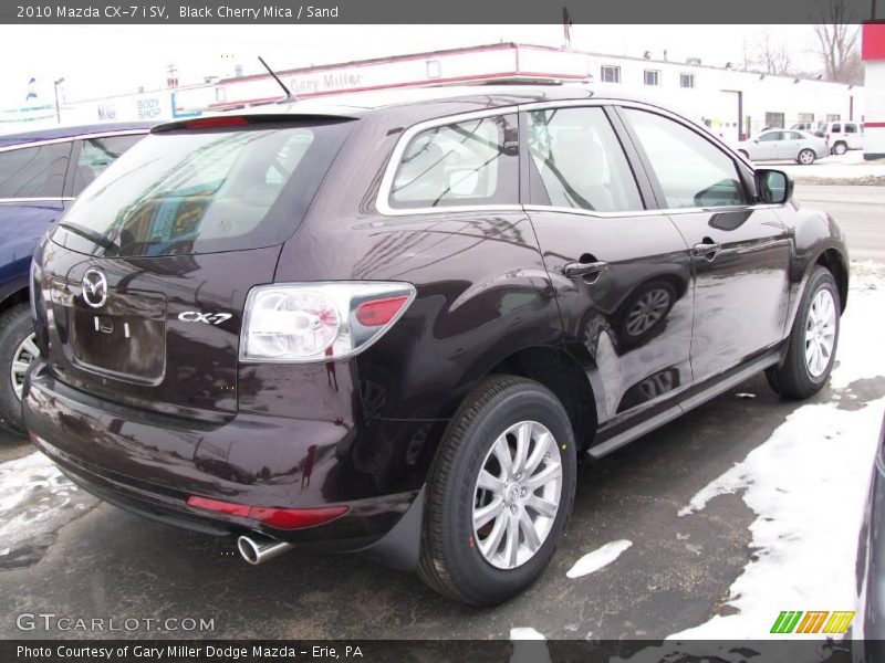 Black Cherry Mica / Sand 2010 Mazda CX-7 i SV