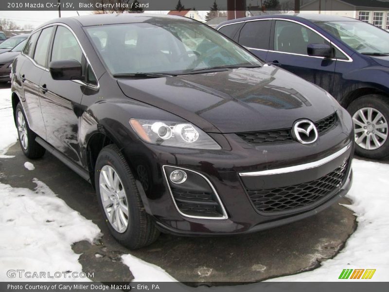 Black Cherry Mica / Sand 2010 Mazda CX-7 i SV