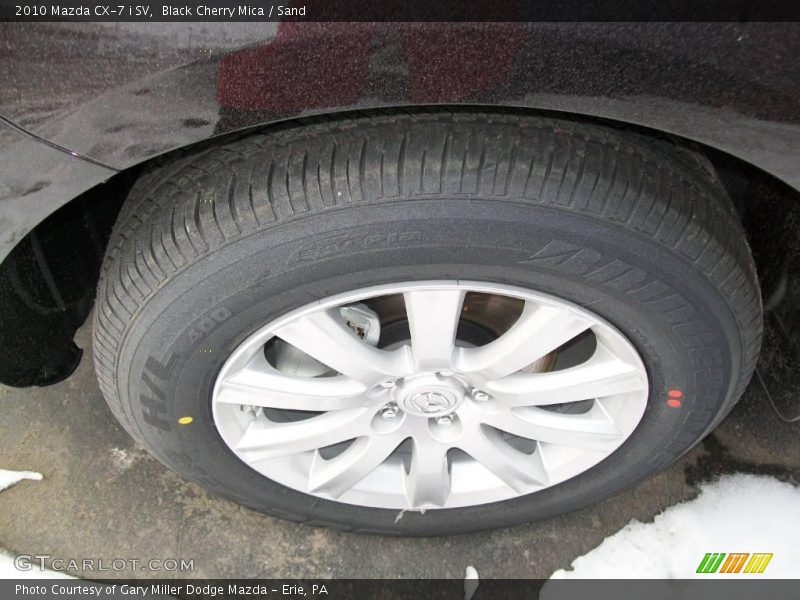 Black Cherry Mica / Sand 2010 Mazda CX-7 i SV