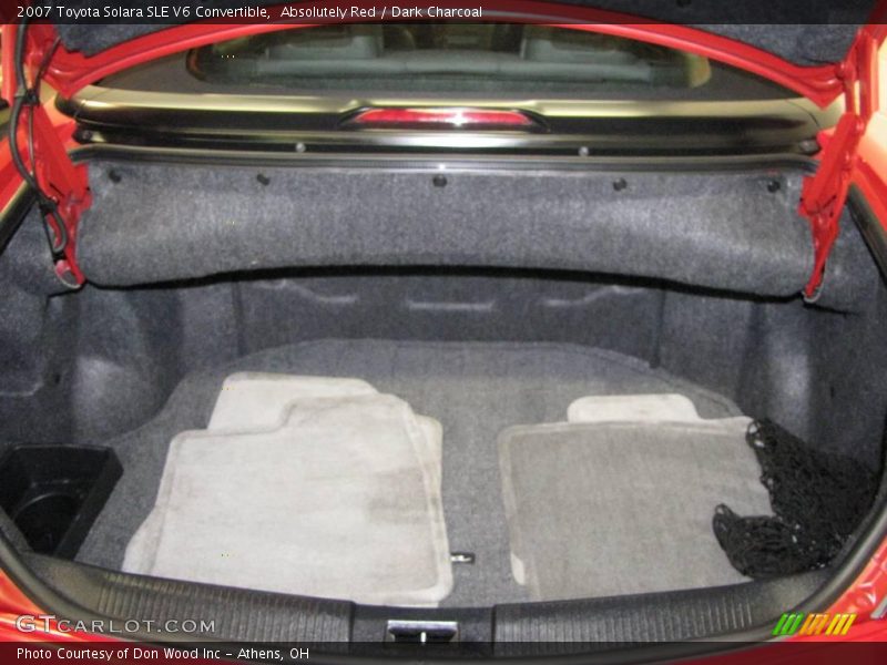 Absolutely Red / Dark Charcoal 2007 Toyota Solara SLE V6 Convertible