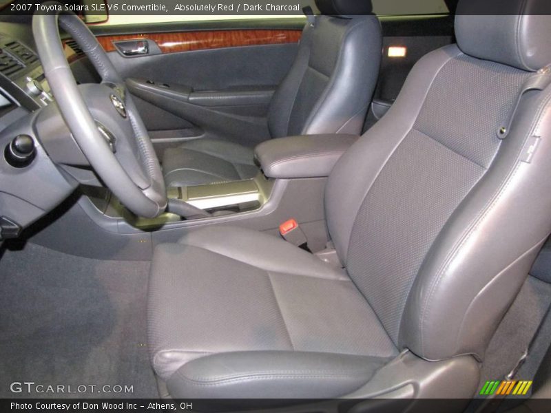 Absolutely Red / Dark Charcoal 2007 Toyota Solara SLE V6 Convertible