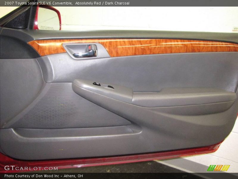 Absolutely Red / Dark Charcoal 2007 Toyota Solara SLE V6 Convertible