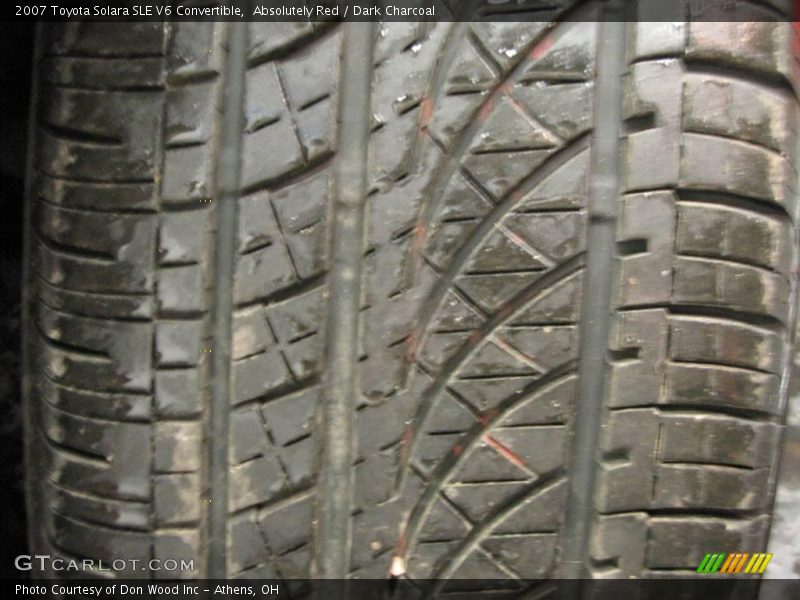 Absolutely Red / Dark Charcoal 2007 Toyota Solara SLE V6 Convertible