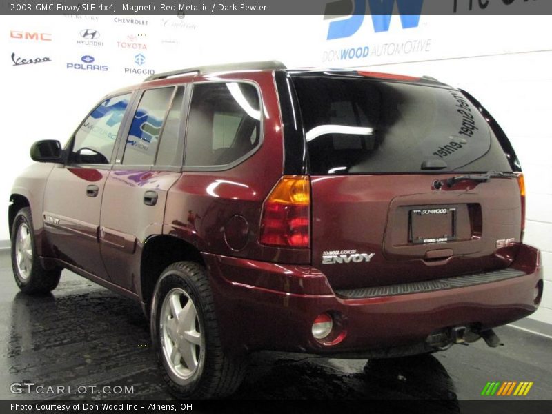 Magnetic Red Metallic / Dark Pewter 2003 GMC Envoy SLE 4x4