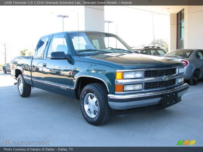 Emerald Green Metallic / Neutral 1998 Chevrolet C/K C1500 Silverado Extended Cab