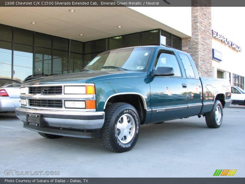 Emerald Green Metallic / Neutral 1998 Chevrolet C/K C1500 Silverado Extended Cab