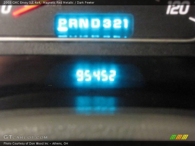 Magnetic Red Metallic / Dark Pewter 2003 GMC Envoy SLE 4x4