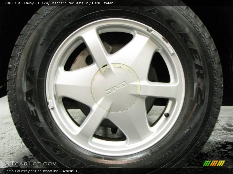 Magnetic Red Metallic / Dark Pewter 2003 GMC Envoy SLE 4x4