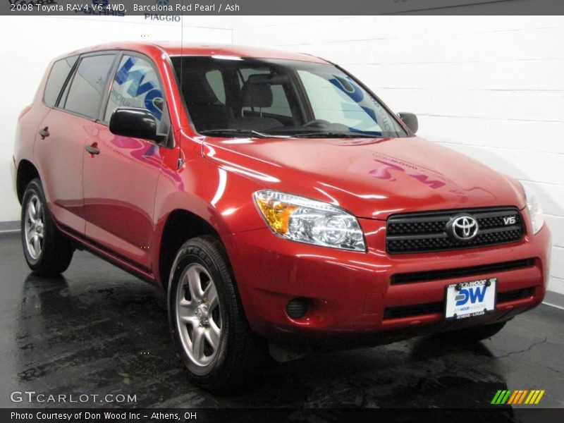 Barcelona Red Pearl / Ash 2008 Toyota RAV4 V6 4WD