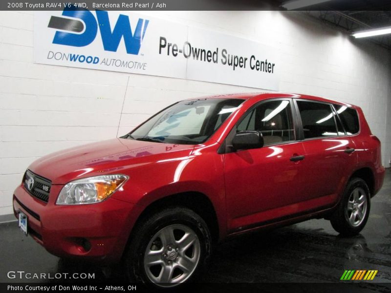 Barcelona Red Pearl / Ash 2008 Toyota RAV4 V6 4WD