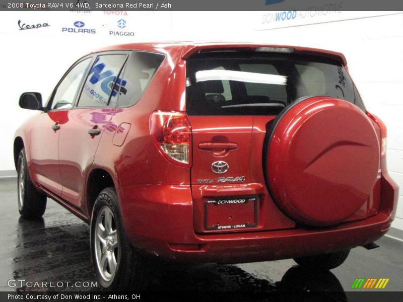 Barcelona Red Pearl / Ash 2008 Toyota RAV4 V6 4WD