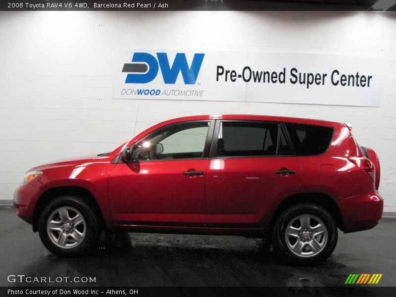 Barcelona Red Pearl / Ash 2008 Toyota RAV4 V6 4WD