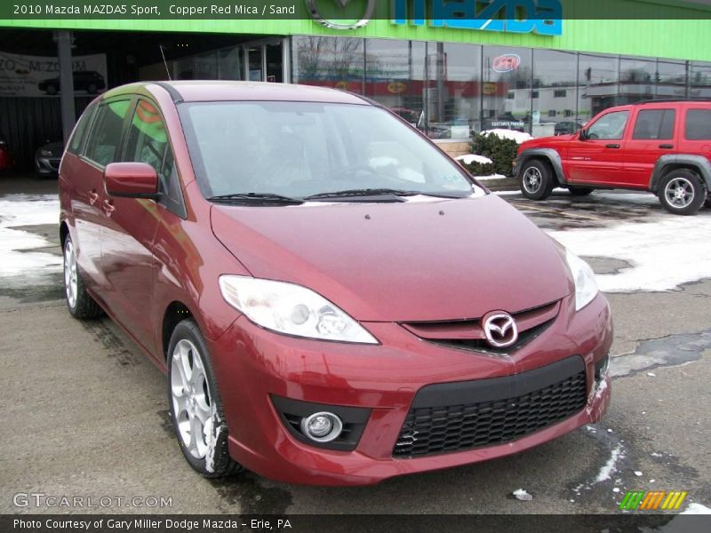 Copper Red Mica / Sand 2010 Mazda MAZDA5 Sport