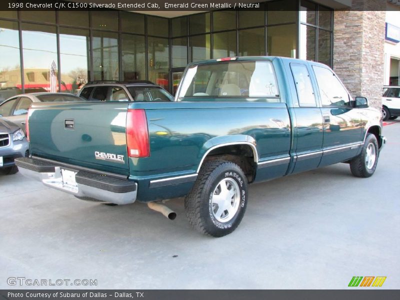 Emerald Green Metallic / Neutral 1998 Chevrolet C/K C1500 Silverado Extended Cab