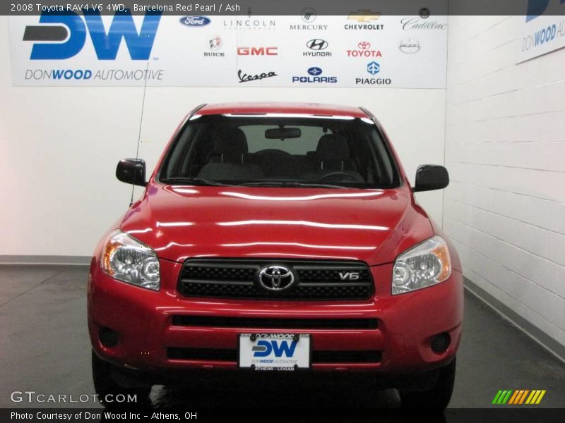 Barcelona Red Pearl / Ash 2008 Toyota RAV4 V6 4WD