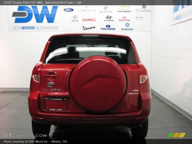 Barcelona Red Pearl / Ash 2008 Toyota RAV4 V6 4WD