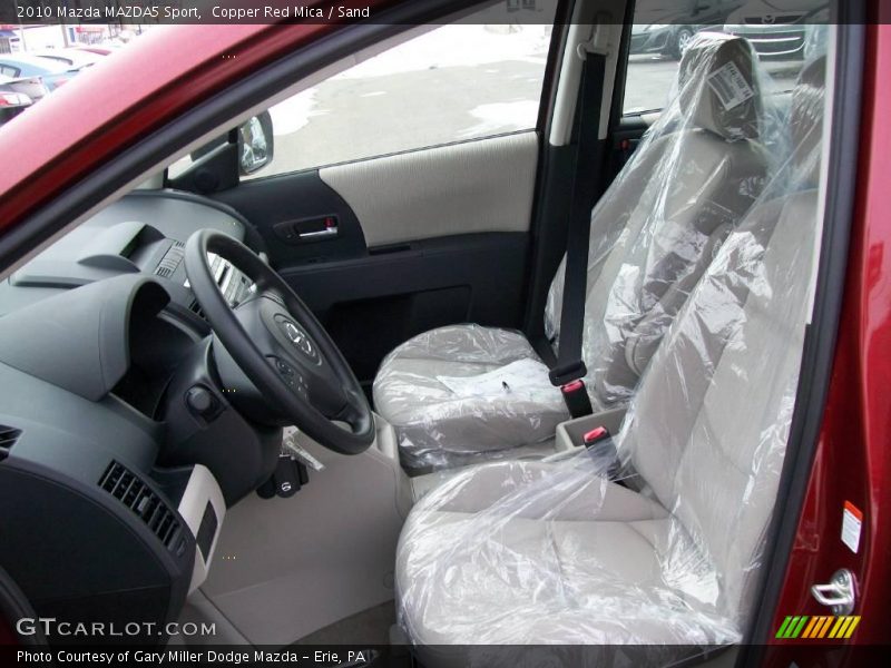Copper Red Mica / Sand 2010 Mazda MAZDA5 Sport