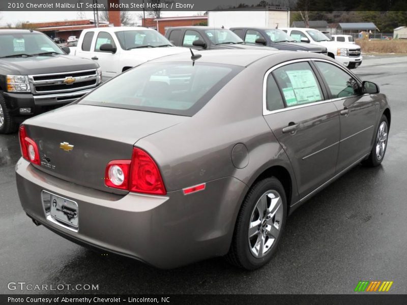Mocha Steel Metallic / Ebony 2010 Chevrolet Malibu LT Sedan