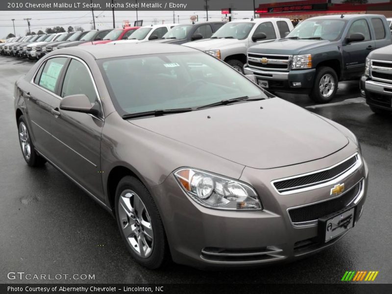 Mocha Steel Metallic / Ebony 2010 Chevrolet Malibu LT Sedan
