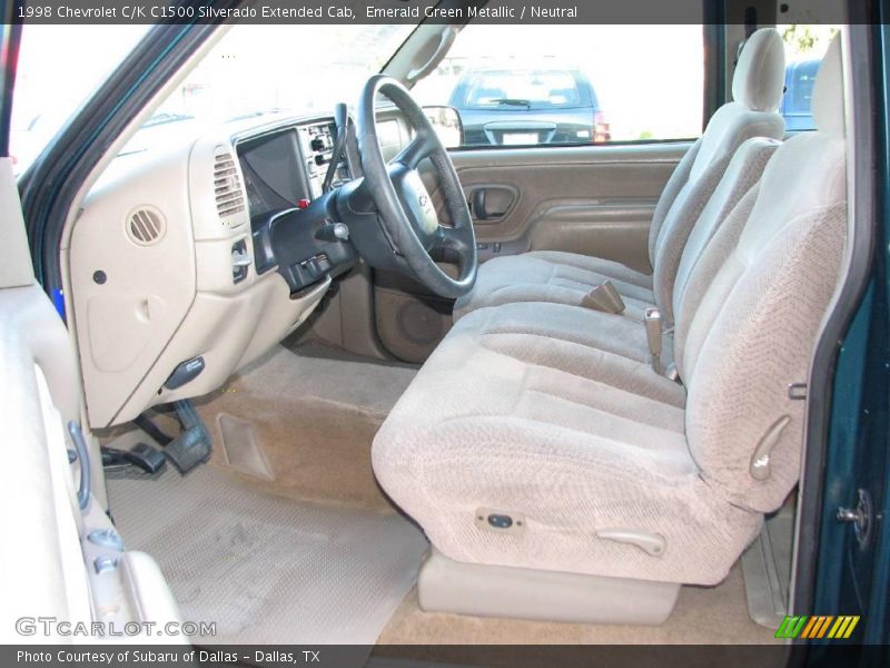 Emerald Green Metallic / Neutral 1998 Chevrolet C/K C1500 Silverado Extended Cab