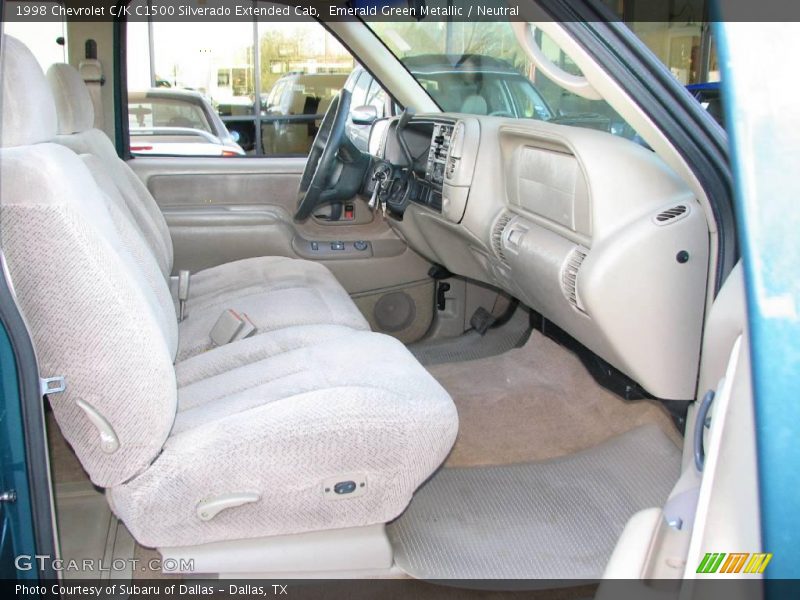 Emerald Green Metallic / Neutral 1998 Chevrolet C/K C1500 Silverado Extended Cab