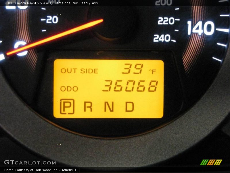 Barcelona Red Pearl / Ash 2008 Toyota RAV4 V6 4WD