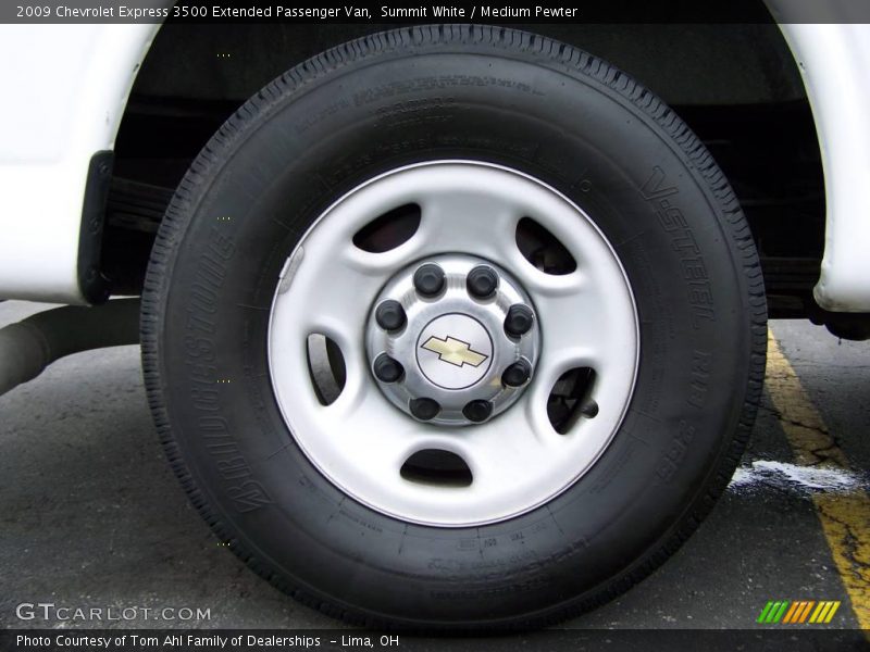 Summit White / Medium Pewter 2009 Chevrolet Express 3500 Extended Passenger Van