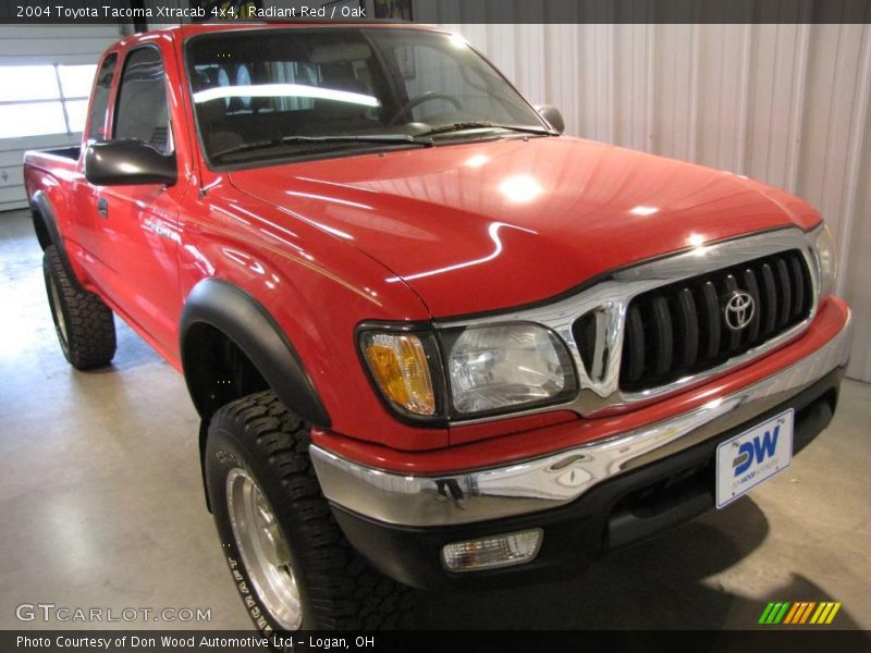 Radiant Red / Oak 2004 Toyota Tacoma Xtracab 4x4